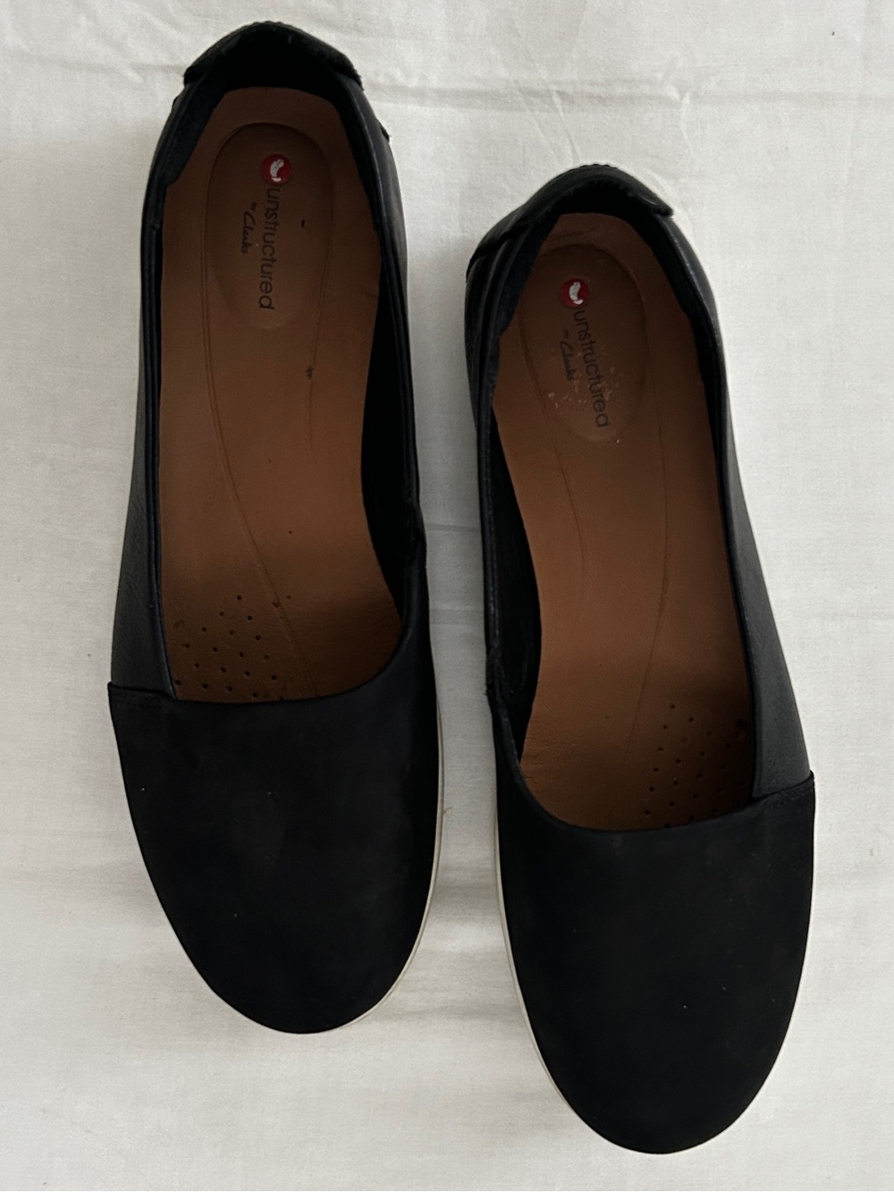 Clarks Black Slip-On Women’s Loafers